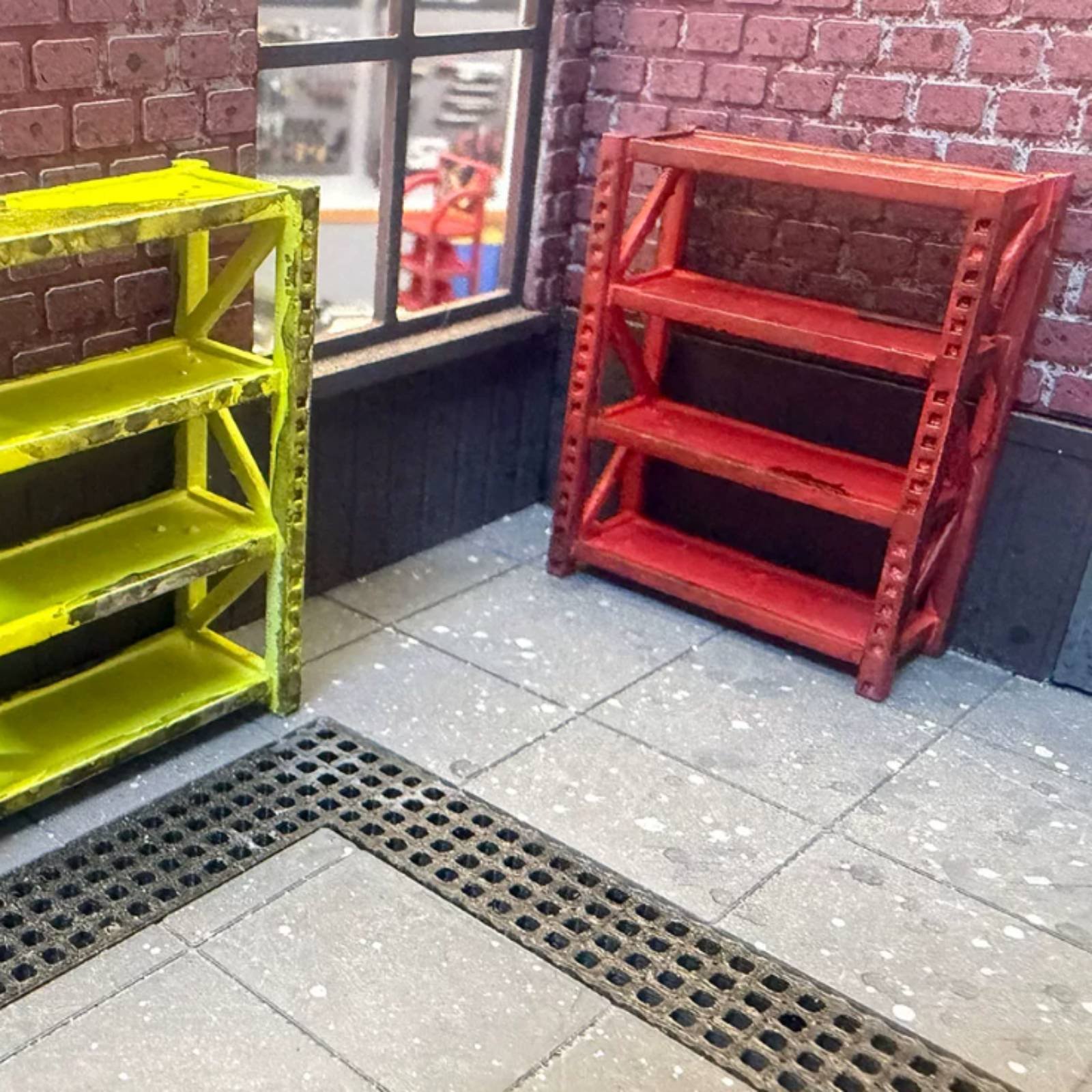 1/64 Garage Shelf Realistic De - Auto Repair Shops reseña y precio