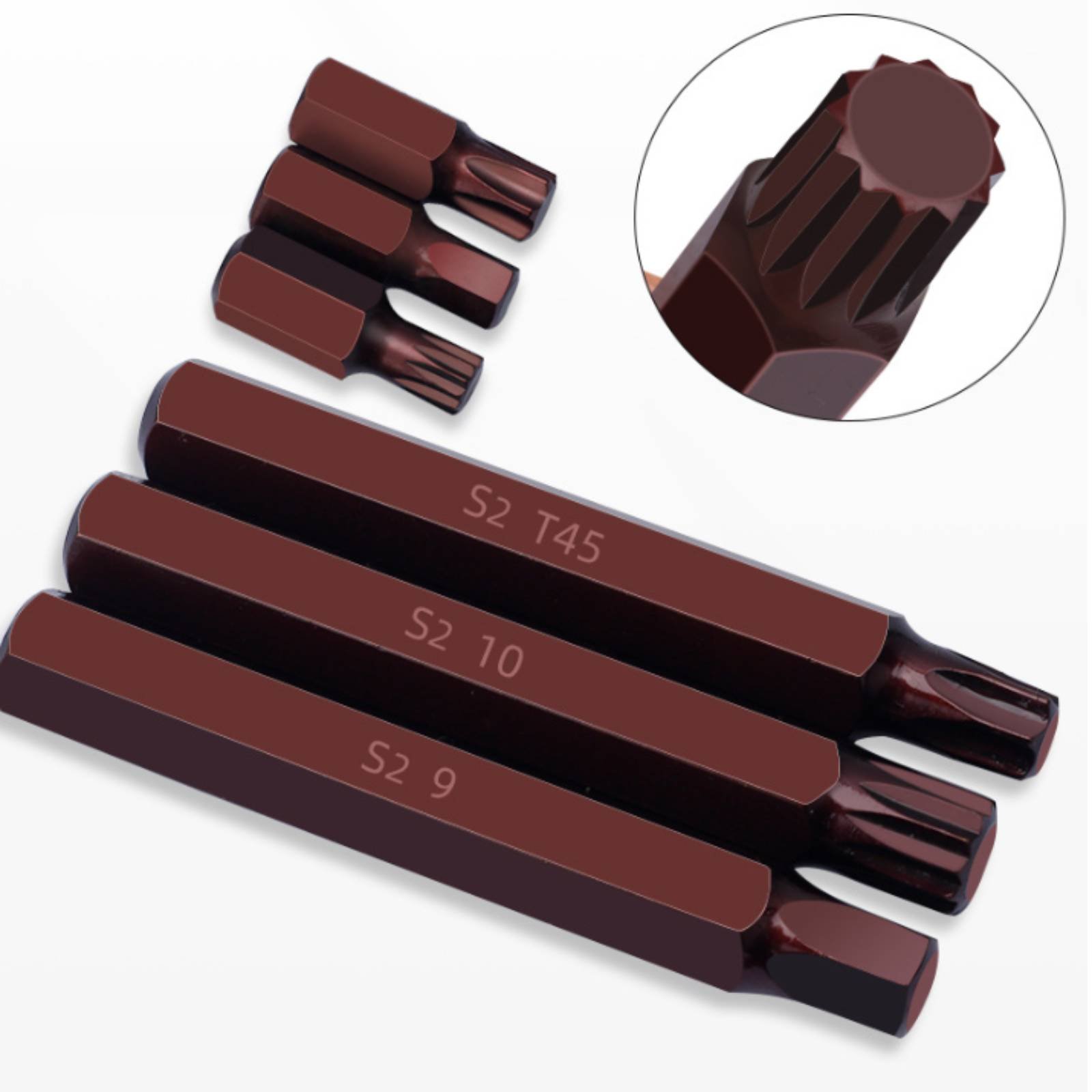 60 Pieces Star Drive Bit Set H - Auto Repair Shops reseña y precio