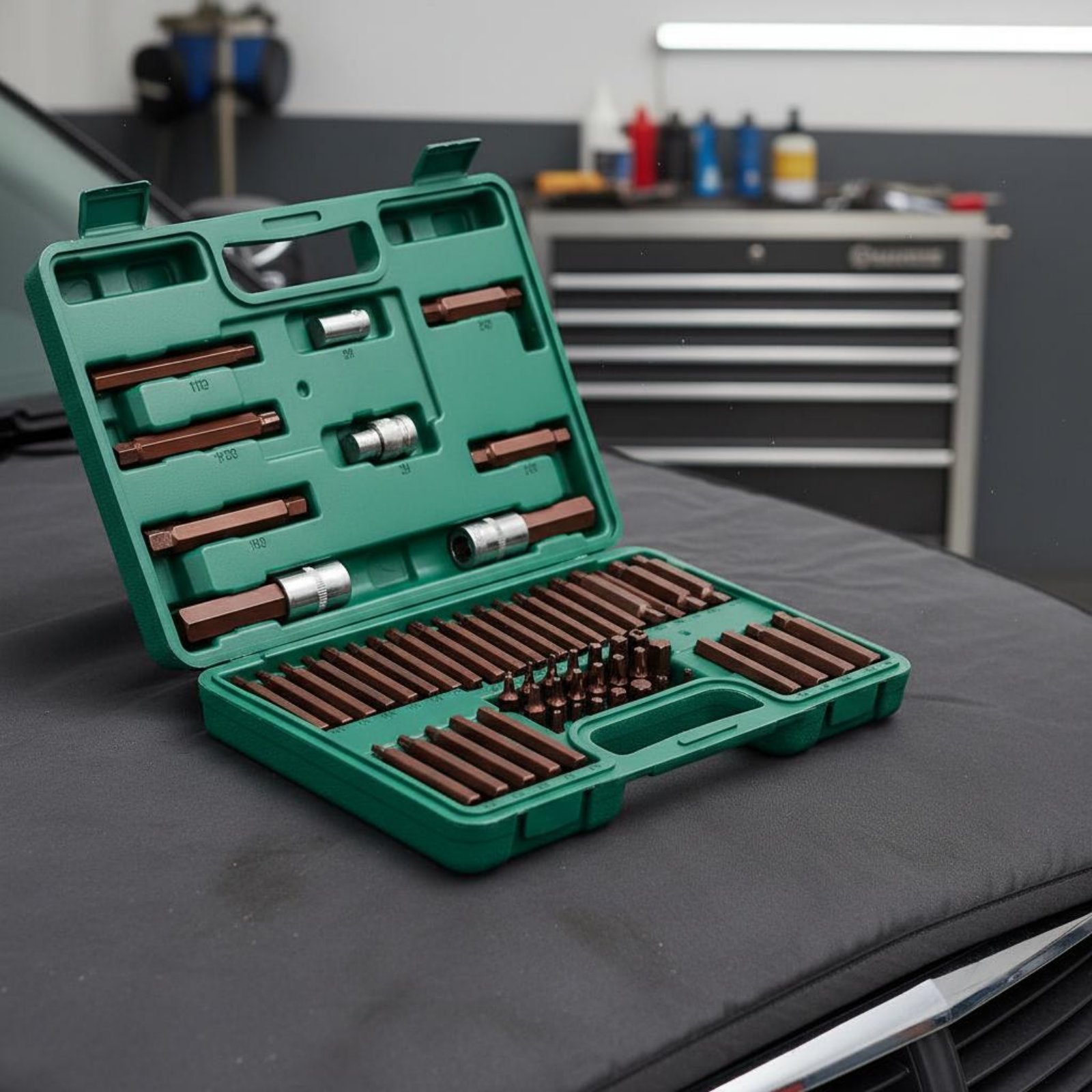 60 Pieces Star Drive Bit Set H - Auto Repair Shops reseña y precio